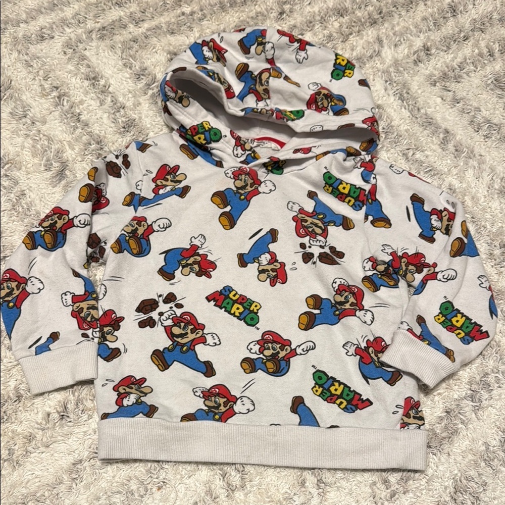 🍄2-4T H&M Super Mario Kids Hoodie - Multicolor GUC